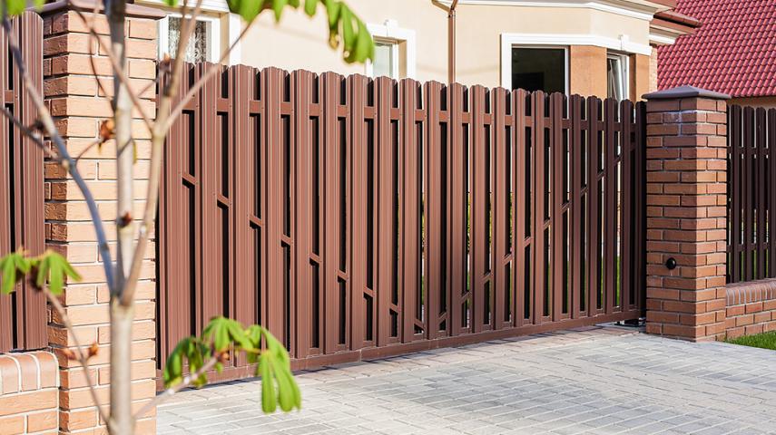 ворота из штакетника в Иноземцево